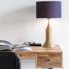 Tmavě modrá látková stolní lampa WLL KAJA -fv-interier-25