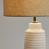 Bílá keramická stolní lampa Kave Home Mijal se lněným stínidlem -fv-interier-25