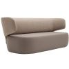Hnědá látková trojmístná pohovka Softline Basel 212 cm