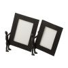 Černý kovový fotorámeček J-line Galio 28 x 18 cm