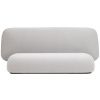 Světle šedá látková trojmístná pohovka Softline Halo 242 cm