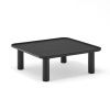 Černý dřevěný set konferenčních stolků Teulat Nest 79/49 x 79/49 cm