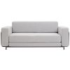 Světle šedá látková rozkládací pohovka Softline Silver 183 cm