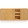 Dubová komoda Kave Home Abilen 180 x 36 cm