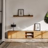 Dubový TV stolek Kave Home Abilen 200 x 36 cm -fv-interier-25