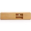 Dubový TV stolek Kave Home Abilen 200 x 36 cm