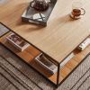 Dubový konferenční stolek Kave Home Yoana 80 x 80 cm -fv-interier-25