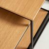 Set dvou dubových konferenčních stolků Kave Home Yoana 100x50/ 50x55 cm -fv-interier-25