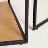 Set dvou dubových konferenčních stolků Kave Home Yoana 100x50/ 50x55 cm -fv-interier-25