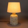 Béžová keramická stolní lampa DUTCHBONE RUSSEL se lněným stínidlem -fv-interier-25