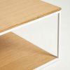 Dubový konferenční stolek Kave Home Yoana 80 x 80 cm s bílou podnoží -fv-interier-25