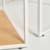 Set dvou dubových konferenčních stolků Kave Home Yoana 100x50/ 50x55 cm s bílou podnoží -fv-interier-25