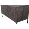 Hnědý jasanový TV stolek Gravia 100 x 44 cm -fv-interier-25
