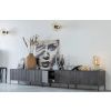 Hnědý jasanový TV stolek Gravia 150 x 44 cm -fv-interier-25