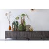 Hnědý jasanový TV stolek Gravia 150 x 44 cm -fv-interier-25