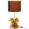 Zlatá stolní lampa J-line Hakiro 53 cm