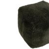 Tmavě zelený puf z ovčí kůže J-line George 47 cm -fv-interier-25