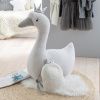 Bílá bavlněná dětská hračka J-Line Swan 77 cm -fv-interier-25