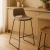 Hnědá látková barová židle Kave Home Zahara 65 cm -fv-interier-25