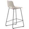 Béžová látková barová židle Kave Home Zahara 65 cm