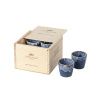 Dřevěný box s 8 modrými šálky na lungo COSTA NOVA GRESPRESSO 0,21 l
