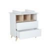 Bílá nástavba pro přebalovací pult Quax Loft 70 x 54 cm