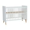 Bílá dětská postýlka Quax Loft 60 x 120 cm
