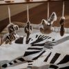 Béžová hrací deka Quax Zebra 100 x 100 cm -fv-interier-25