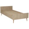 Dubová dětská postel Quax Cocoon 200 x 90 cm