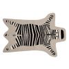 Béžový látkový koberec Quax Zebra 97 x 132 cm
