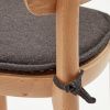 Tmavě šedý podsedák Kave Home Romane 43 x 43 cm -fv-interier-25