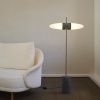 Opálově bílá skleněná stojací lampa 101Copenhagen Bull 140 cm s mramorovou podstavou -fv-interier-25