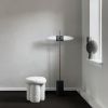 Opálově bílá skleněná stojací lampa 101Copenhagen Bull 140 cm s mramorovou podstavou -fv-interier-25