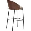 Béžová čalouněná barová židle Kave Home Eamy II. 77 cm