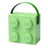 Zelený svačinový box s rukojetí LEGO® Storage 16,5 x 16,5 cm