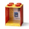 Červená nástěnná police LEGO® Storage 21 x 16 cm
