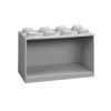 Šedá nástěnná police LEGO® Storage 21 x 32 cm