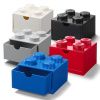 Bílý úložný box LEGO® Storage 15,8 x 15,8 cm