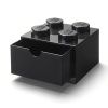 Černý úložný box LEGO® Storage 15,8 x 15,8 cm