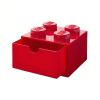 Červený úložný box LEGO® Storage 15,8 x 15,8 cm