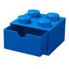Modrý úložný box LEGO® Storage 15,8 x 15,8 cm