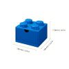 Modrý úložný box LEGO® Storage 15,8 x 15,8 cm