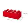 Červený úložný box LEGO® Storage 31,6 x 15,8 cm