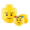 Žlutý úložný box ve tvaru hlavy LEGO® Boy 19 cm -fv-interier-25