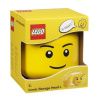 Žlutý úložný box ve tvaru hlavy LEGO® Boy 19 cm