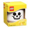 343086 6 bily ulozny box ve tvaru hlavy lego skeleton 24 cm