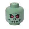 Zelený úložný box ve tvaru hlavy LEGO® Skeleton 18,5 cm