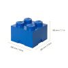 Tmavě modrý úložný box LEGO® Smart 25 x 25 cm