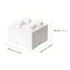 Bílý úložný box LEGO® Smart 25 x 25 cm