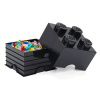 Černý úložný box LEGO® Smart 25 x 25 cm